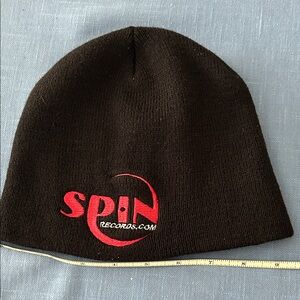 Vintage Spin Records Black Beanie
